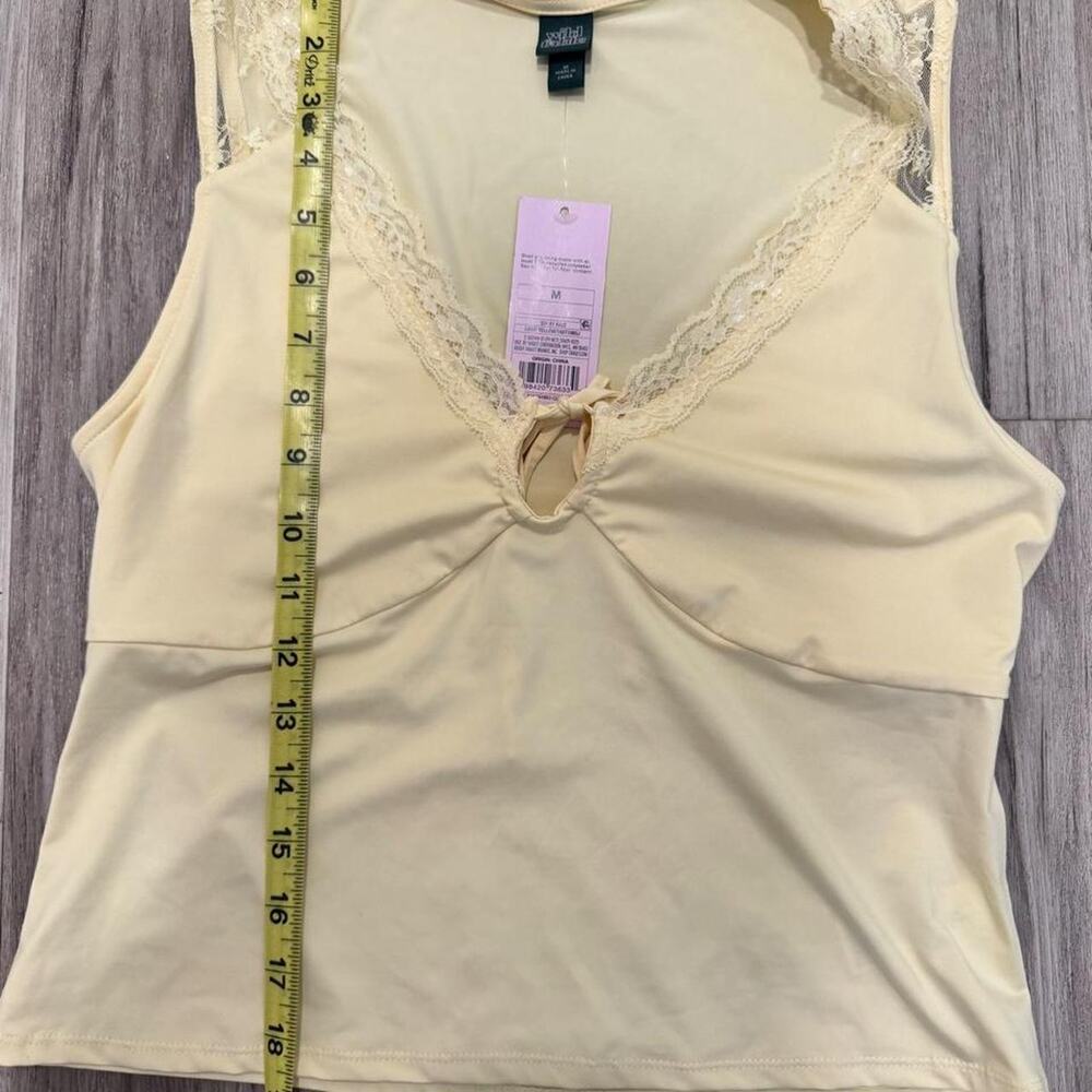 Nwt wild fable yellow lace top